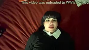 Wednesday Addams in Cosplay Gets Nailed Hard by Xavier in Wild Scene