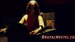 Hey, this babe's getting punished hard in the taxi garage, bound and dominated by a fed-up driver while she's naive and young 😈