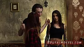 Watch felicity feline tied in standing bondage, fucking excited youthful 18+ tourists hard!