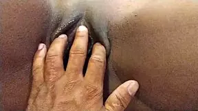 latina brunette teen intensely masturbates her pussy