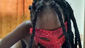 Petite Ebony Teen Blows Big Cock Then Doggy Fucks