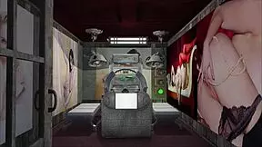 Fallout 4 Masturbation Room with Anime Teen Brunette Machine Fucking