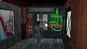 Fallout 4 Masturbation Room with Anime Teen Brunette Machine Fucking