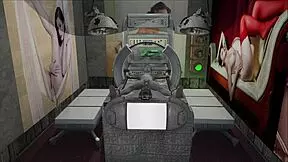 Hentai girl gets fucked by machine
