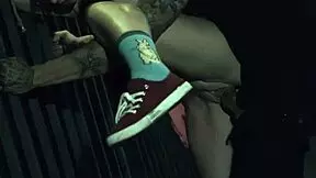 Gangbang guys make bold passes at cute gals wearing glasses and get hardcore sex!