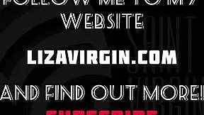 Liza Virgin Teases by the Pool