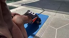 i fucked that ebony thot doggystyle on webcam, bent over and all