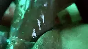 Does her pussy spill creamy juices?