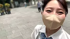 18yo Asian girl gets piston load