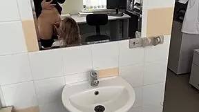 Oh wow, you came to the doctor's and got cum in your mouth!