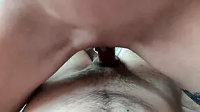 I woke up to a hot teen's blowjob and passionate fucking on the bed.