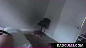 Natalie Brooks practices deepthroat with her stepfather on Dadcums.com