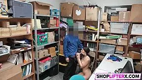 Nubile Teen 18+ Shoplifter Taylor Punished with Monster Cock Drilling in Shop
