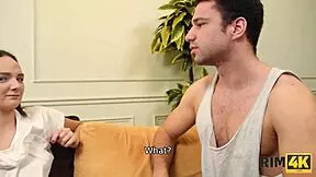 rim4k: exploring rimming art in the workspace with a beautiful mistress. her stockings and heels add to the fetish vibe.