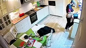 Kitchen dancing leads to sex acts
