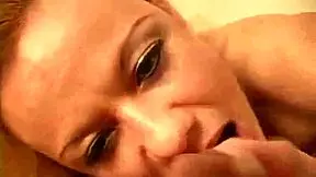 Busty Blonde Celeste Jerks And Sucks With Passion!