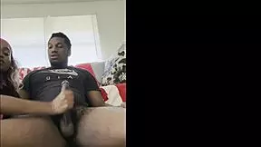 i'm fuckin his big black cock all alone at home, ridin it hard