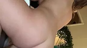 petite 18+ teen bailey rides monster cock pov in morning