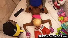Ebony Sheisnovember gets a rail