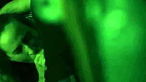 teen 18+ left bound in pussy hook bondage at building party 😈