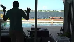 Hot teen 18+ amateur in bikini sucking