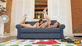 Rim4k Red-Haired Girl's Shaved Pussy Gets Satisfied After Intense Asslicking Session