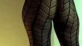 Teen Girl Hunts Cocks in Tight Dress and Pantyhose