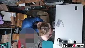 Hey pretty gal, why steal and get punished hard in garage?