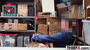 You see regret on the sweet thief's face in the garage