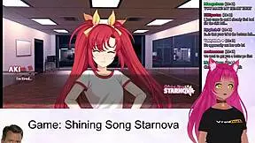 Vtuber Explores Shining Song Starnova Aki Route in Part 3