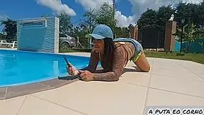 Alone at home, I called husband's friend to pound my ass and cum in mouth.