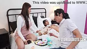 Stepsister's Tea Time Turns Into Sex With Machine For Young Teen 18+