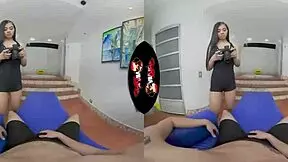 vrlatina brings a cute tiny latina teen in 5k vr reality