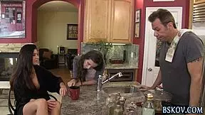 pornstar devours teen pussy!