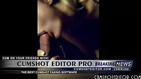 Submissive Teen Sucks Monster Cock in Homemade POV