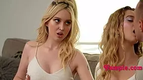 Stepsiblings Engage In Rough Taboo Fucking With Blowjob And POV