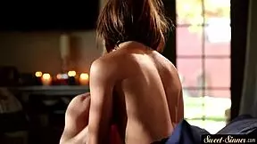 Watch this babe get fucked hard and jizzed on her belly!