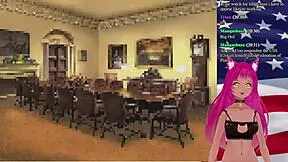 vtuber dives into my girlfriend is the president game part 1