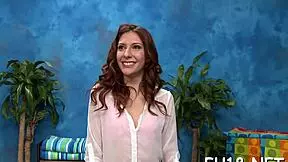 Cute eighteen-year-old girls receive a surprise happy ending from their massage therapist