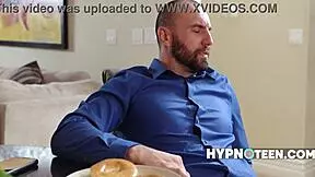 The wife says, 'Honey, I've set you up with this teen for fucking anytime'