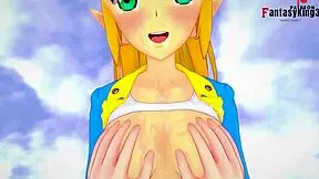 i rescue zelda and fuck her good in breath of the wild short 💥