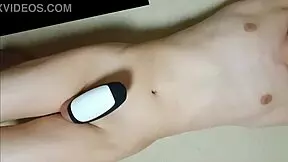 Teen Masturbates Intensely with Rotor Toy