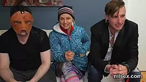 I brung this feisty teen 18+ to the ass hole nuthouse for uninhibted anal treatmnt