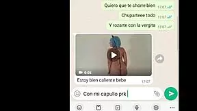 Chatting with ex-boyfriend leads to flashing latina teen in web chat part two