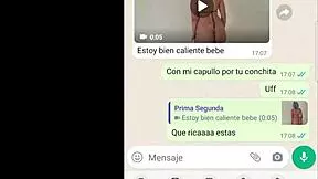 Chatting with ex-boyfriend leads to flashing latina teen in web chat part two