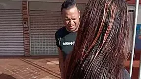 on my way to university, i met a horny latina milf craving hardcore fucking and deepthroat blowjob