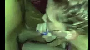 Shy girlfriend gets shared with big black cock at home.