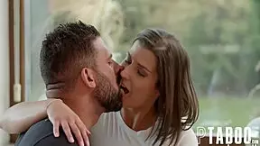 Is this petite teen giving a blowjob to Lorenzo Viota in the sports car?