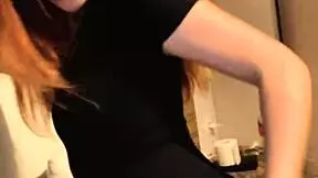 Ritafox casually flaunts her juicy, firm ass in this close-up tease