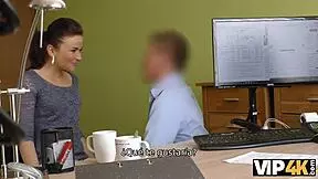 Naughty Loan Agent Uses Power to Seduce Beautiful Girl